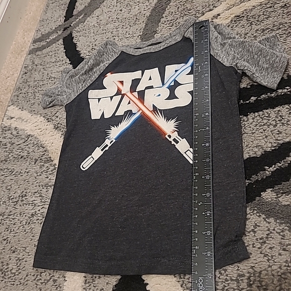 Star Wars X Jumping Beans Boys Raglan Graphic Tee Sz 6 - Picture 4 of 7